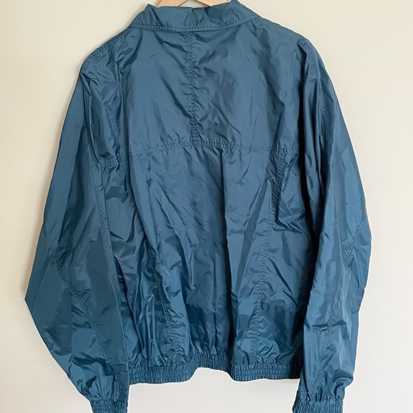 Ron Jon Surf Shop Cocoa Beach FL Mens XL Turquoise Windbreaker Zip-Up Jacket - Picture 3 of 5